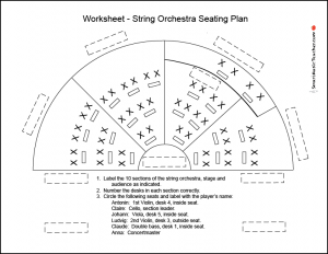 String Orchestra Seating Plan Lesson Smart Teacher